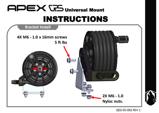 Compact Reel System Bracket #4 - Universal Mount