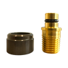 3/8 Swivel to 1/4 NPT w/ Cover Nut (Male)