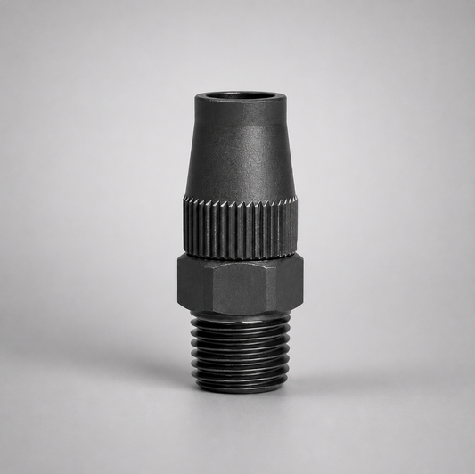 CRS Hose end Fitting 3/8" ID to 1/4" NPT with Cover Nut