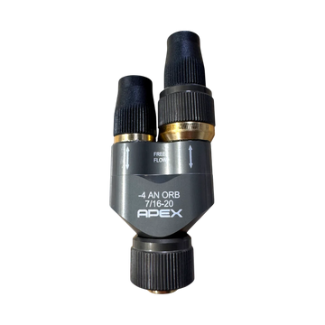 Quick Connect "Y" with 3/8 Swivel Barb