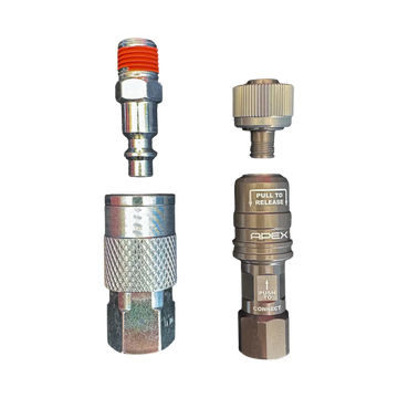 Compact Quick Coupler to APEX Male Swivel