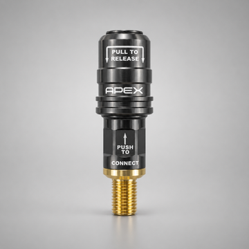 High Flow Push On Chuck - Direct Connect to Screw On Chuck (Fits Milwaukee and Others)