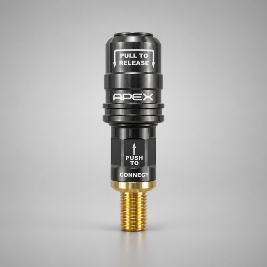 High Flow Push On Chuck - Direct Connect to Screw On Chuck (Fits Milwaukee and Others)